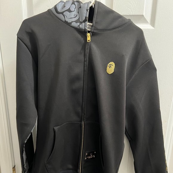 A Bathing Ape Other - A Bathing APE Limited Edition BLACK GOLD Full Face Zip Shark Hoodie